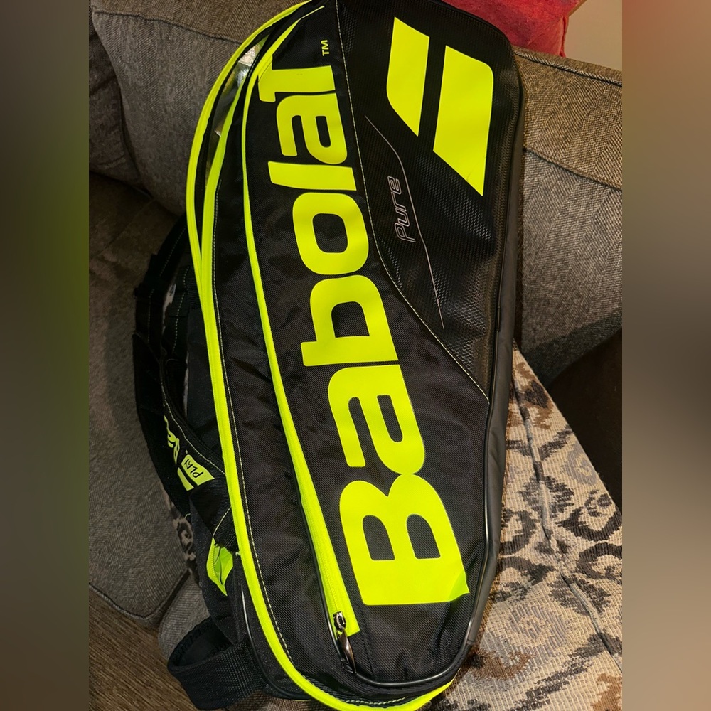 Babolat Black and Yellow Men's Tennis Bag